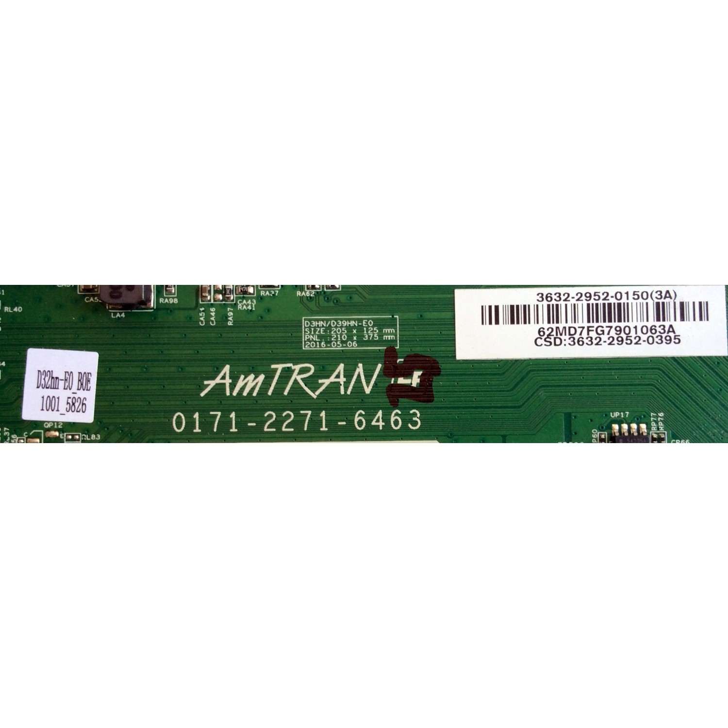 MAIN FUENTE (COMBO) PARA TV VIZIO / NUMERO DE PARTE 3632-2952-0150 / 0171-2271-6463 / 3632-2952-0395 / MODELO D32HN-E0 / D32HN-E0 LAUFVMBS - Imagen 3